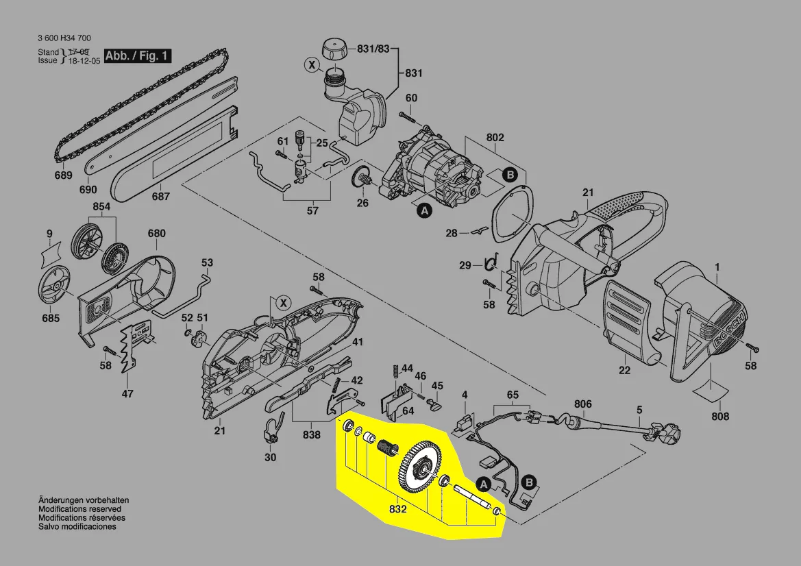 Embrayage réf. 2 609 001 100 Bosch